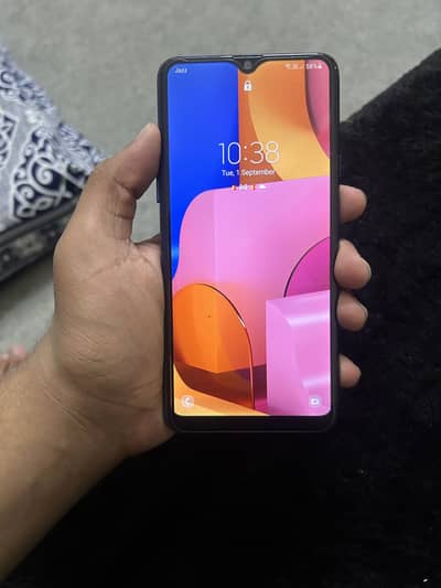 Samsung Mobile A20s with box 32gb