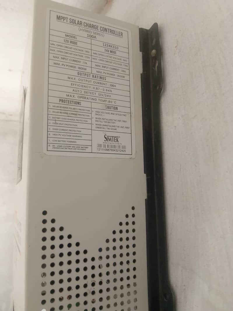 simtek mppt solar controller 100A 2