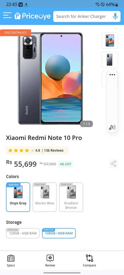 Xiaomi Redmi Note 10 Pro