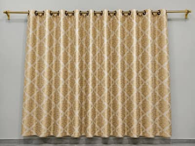 3 Beautiful Printed Curtains – 8 Feet Height | Elegant Home Decor