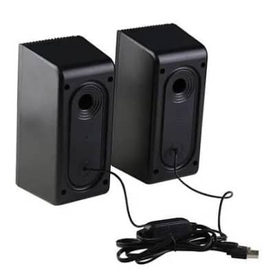 Kisonli USB Multimedia Desktop Speakers - Great Sound for PC & Laptop