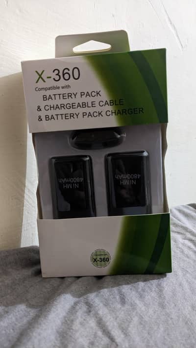 Xbox 360 Rechargeable Battery Pack Kit