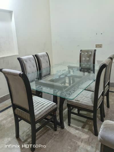 6 Seater Dining Table.