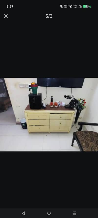 bed set dressing table side tables