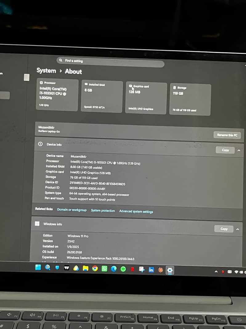 Surface laptop GO 3