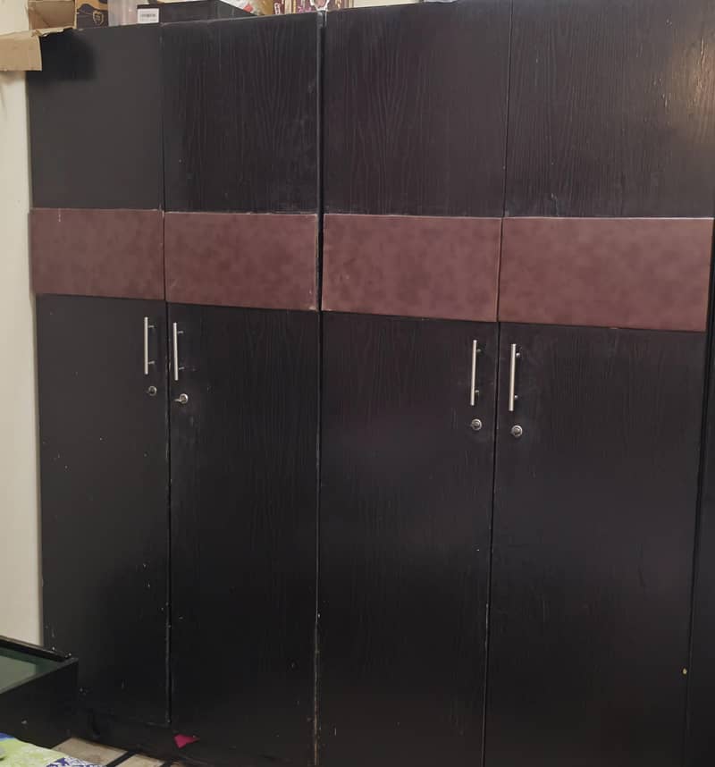 Bed set with wardrobe 3