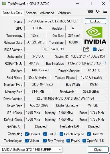 Nvidia 1660 Super | Mint Condition 6