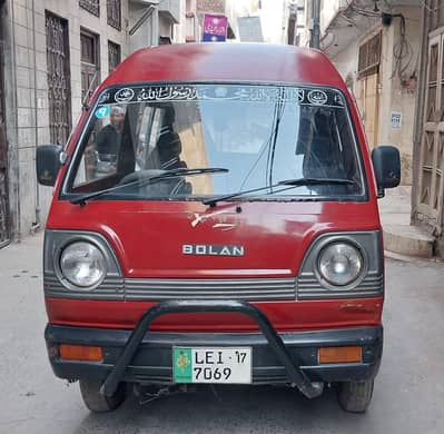 Red Suzuki Bolan 1988