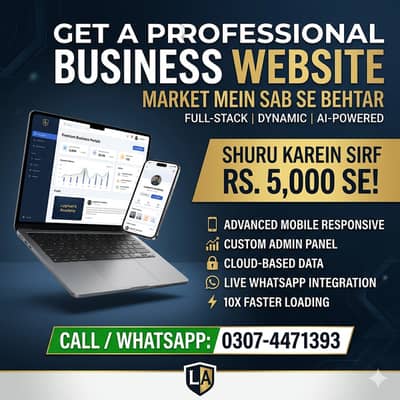 Professional Business Website Design & Development Services (Sasti au