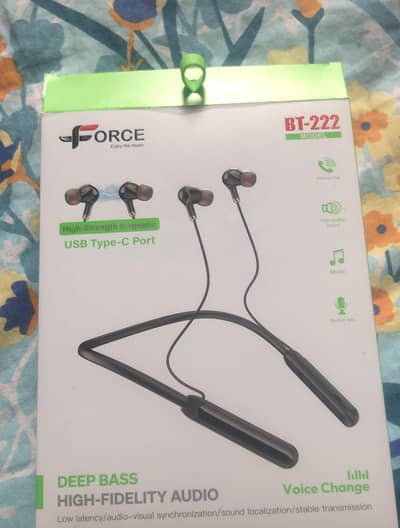 BT-222 wireless neck band with voice changer