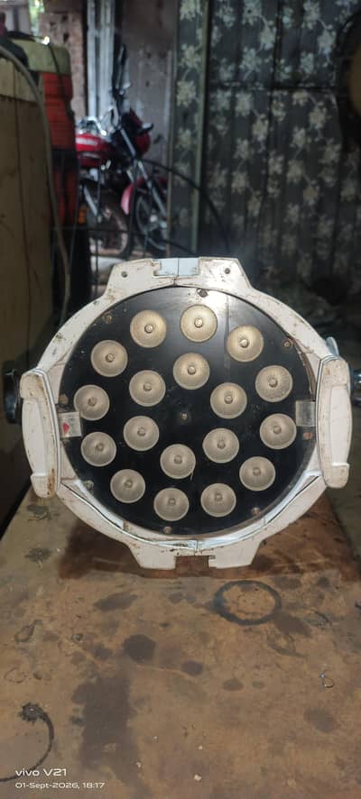 Dj smd light 7 colors lights 3 pices