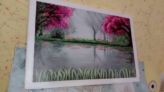 dreamy landscape , silent bloom