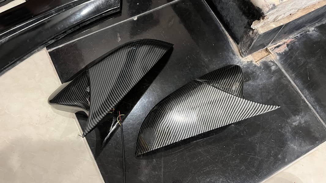 Diffuser batman mirror side skirts front lips 3