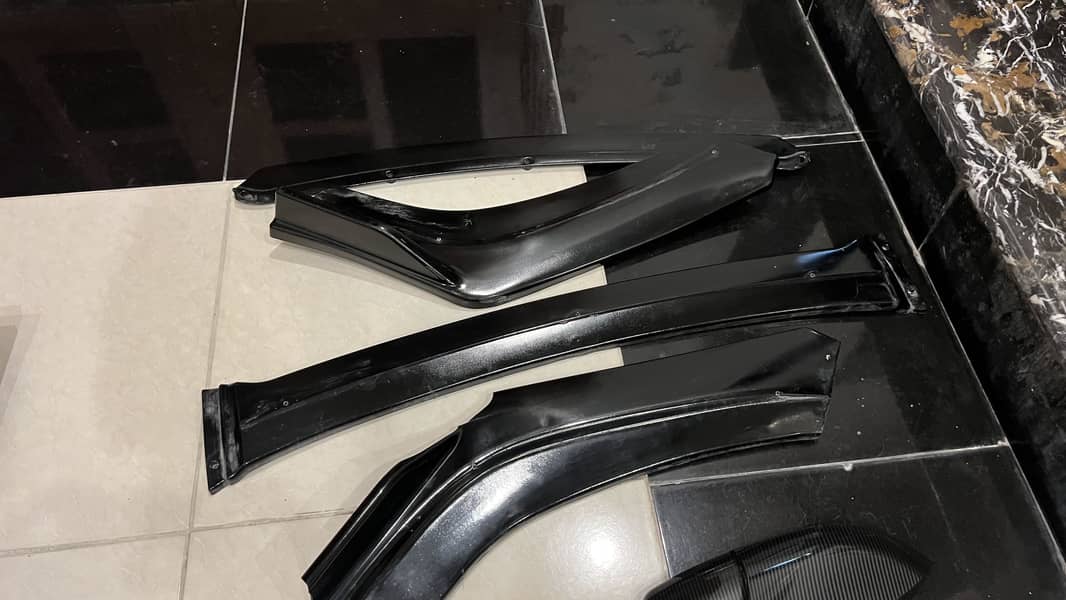 Diffuser batman mirror side skirts front lips 1