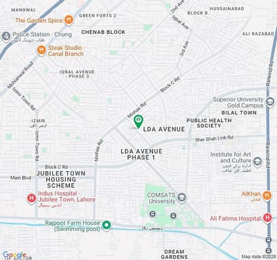 1 KANAL CORNER PLOT AVAILABLE FOR SALE IN LDA AVENUE 1 BLOCK F. . BEST LOCATION