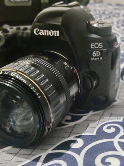 canon 6d mark ii full frame dslr camera with 28-105mm lens