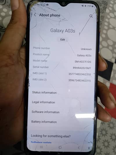 Samsung Mobile A03 4/64 pta approved