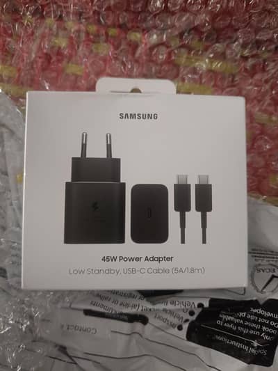  Samsung 45W Fast Charger with cable– Original 