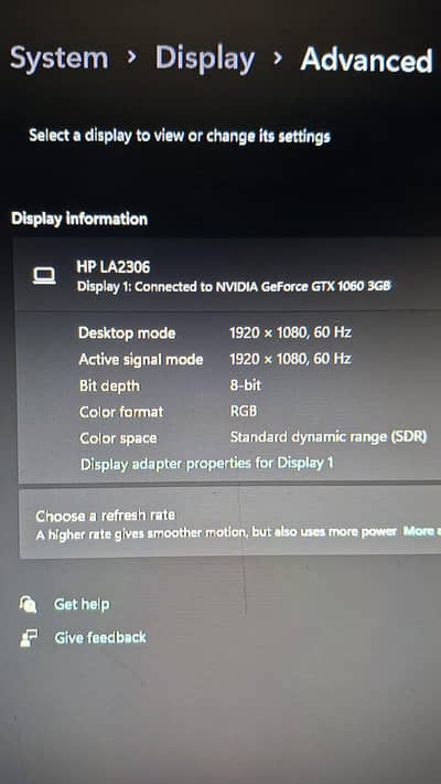 HP 23inch Moniter LCD