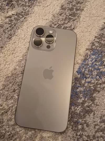 Apple iPhone 16 Pro Max Natural Titanium color 92% health