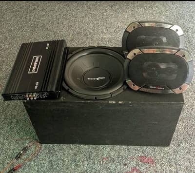 Heavy Bass Car Sound System Set for Sale