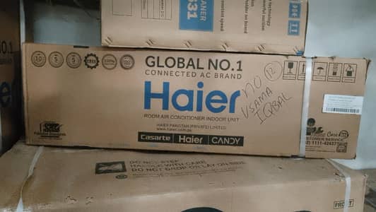 Haier 1 ton tripple inverter AC box pack