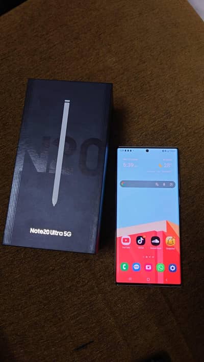 Samsung Mobile Note 20 Ultra Dual Physical Official PTA Approved 8/256