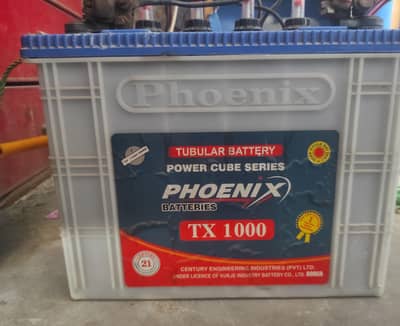 02 Phoenix tublar battery TX 1000 perfectly working