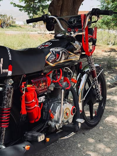 CG 125 2025 fully Modified With Double Saman