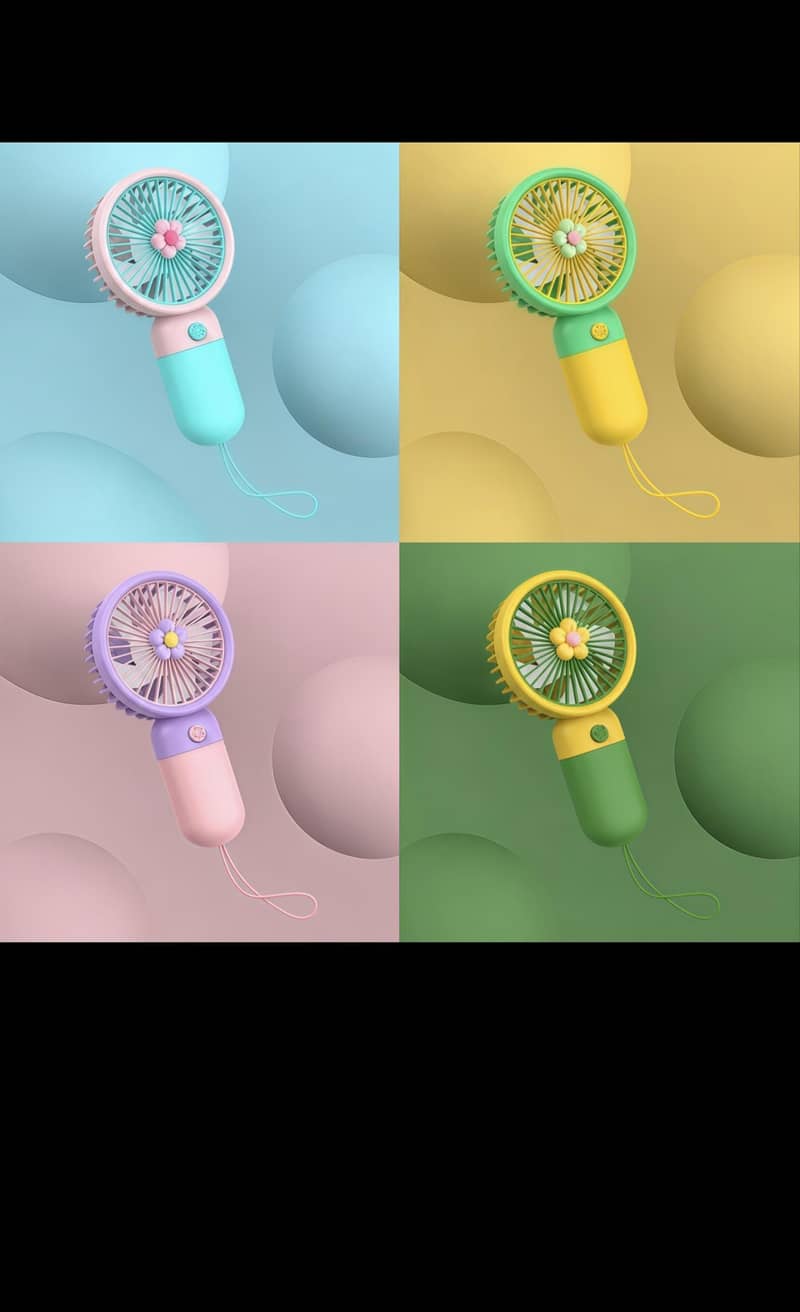 mini rechargeable fan 1