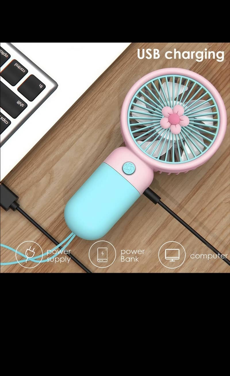 mini rechargeable fan 2