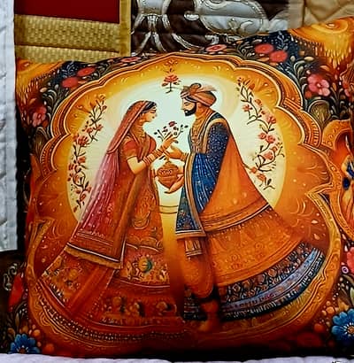 Fancy,silky, digital printed,artistic cushion covers