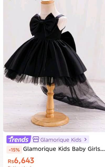 black tail frock