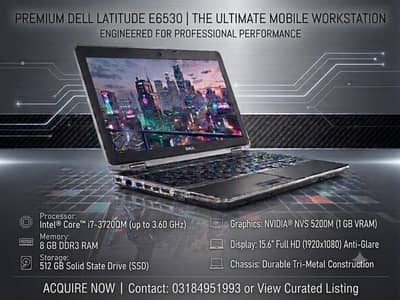 Dell Core i7 3rd gen with 1gb ddr5 Nvidia GPU