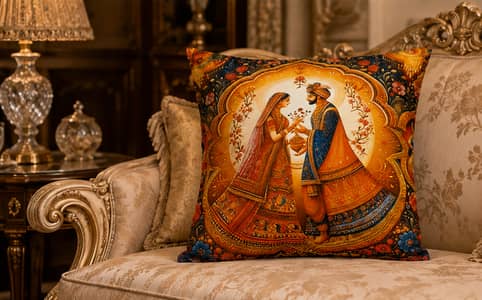 Fancy,silky, digital printed,artistic cushion covers