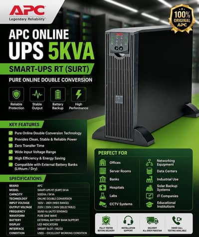 Apc Online Ups Surt 5kvA