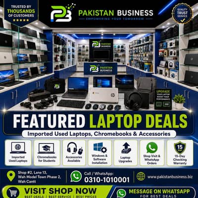 Imported Laptops & Chromebooks - Wah Cantt  - Tested & Best Price