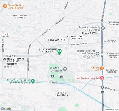 10 MARLA PLOT AVAILABLE FOR SALE IN LDA AVENU 1 BLOCK J. . NO TAAR POOL