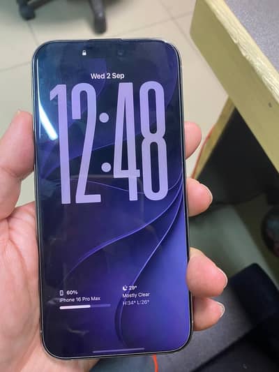 Apple iPhone 16 Pro Max Factory Unlock with Original Box and Cable
