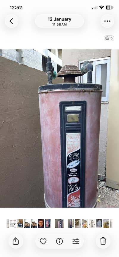 Gas geyser