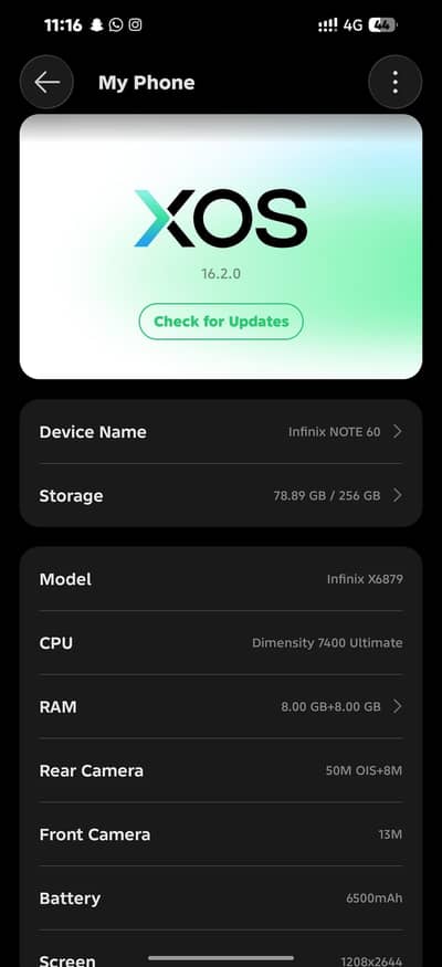 Infinix Note 60
