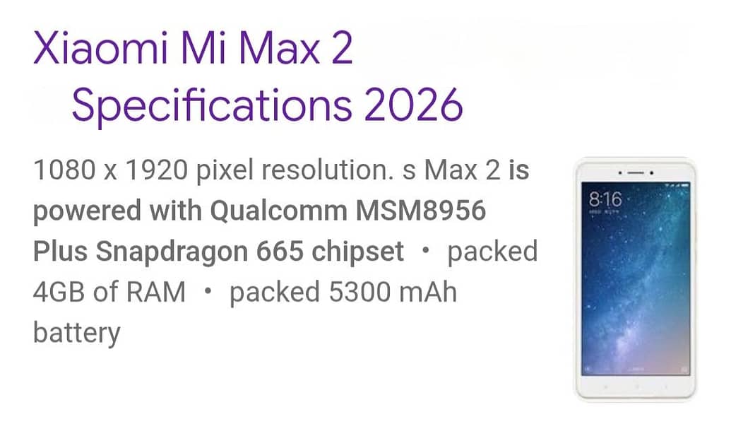 Xiaomi Mi Max 2 1