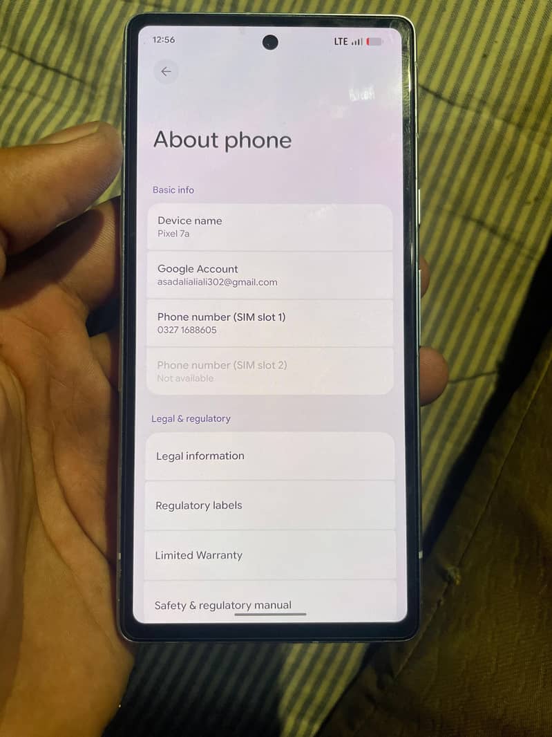 Google Pixel 7a 7