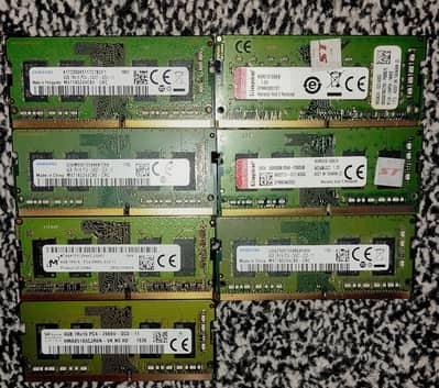 LAPTOP RAM DDR4 8GB & 4GB