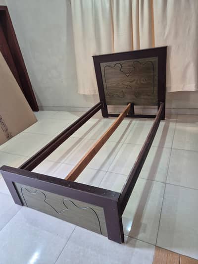 Wooden Single Bed - Good Condition