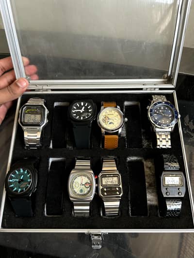 Exclusive Watch Collection | 8 Premium Watches + Luxury Display Box