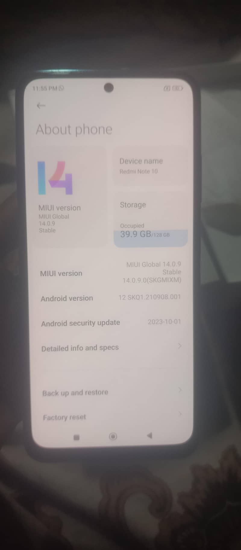 Xiaomi Redmi Note 10 9