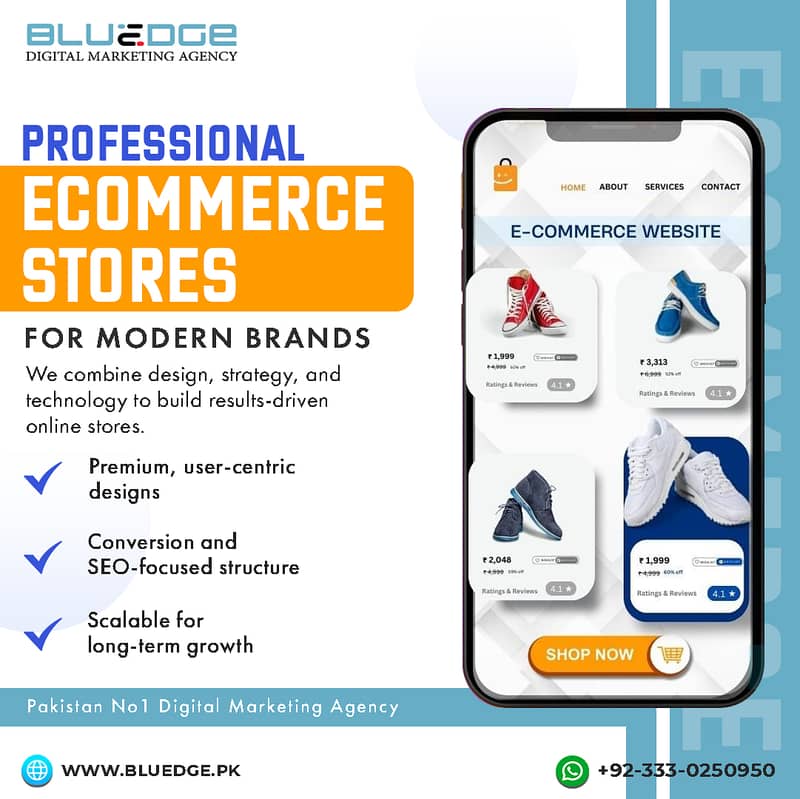 E-Commerce Website Development | Shopify & WordPress Stores 1