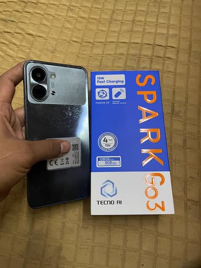 Tecno Spark Go 3 4/128 9 months warranty available