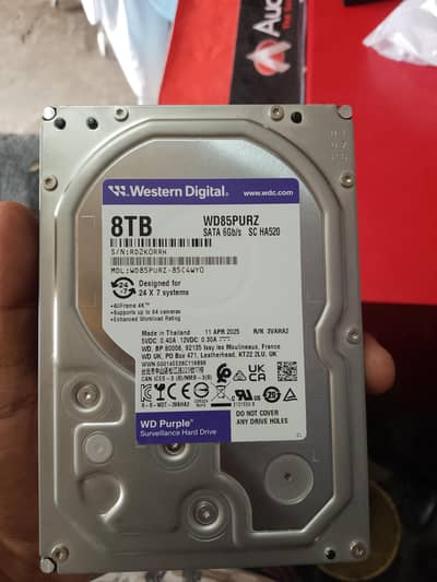 HDD 8tb fresh condition 100 health